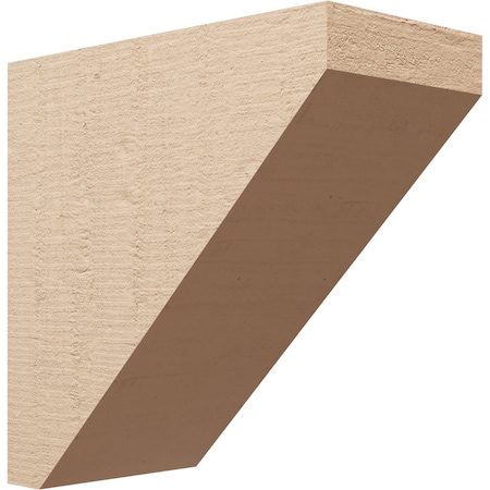 Ekena Millwork 12"W x 24"D x 24"H Classic Concord Rough Cedar Woodgrain TimberThane Corbel, Primed Tan CORUR12X24X24CONRCPR